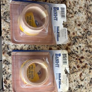 NEW Band-It Real Wood Veneer Edging White Birch 2in x 8ft (set of 2) DYI